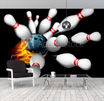 Picture of Bowling Strike Concept